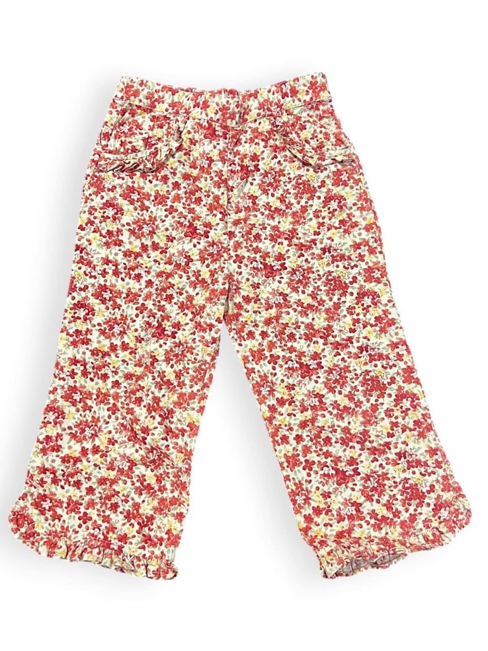 Vintage Strasburg Children Floral Ruffle Pants 24M